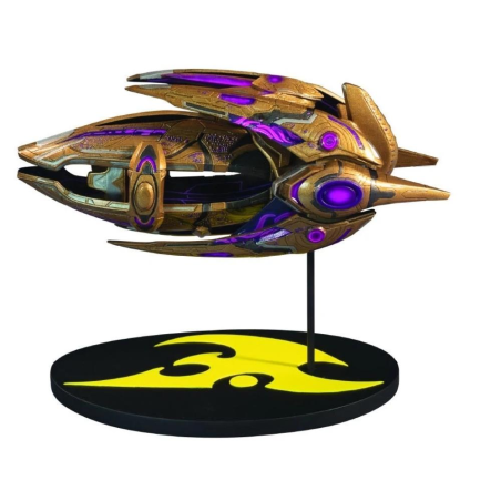 Figurita  Dark Horse - StarCraft - Golden Age Protoss Carrier Ship Limited Edition Replica