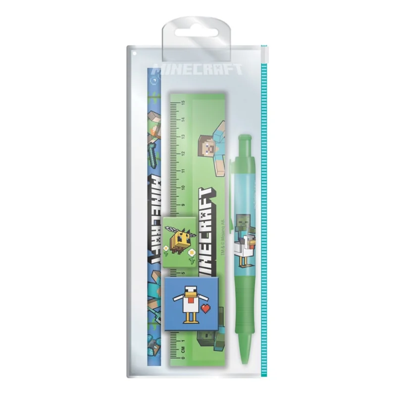 Papelería Minecraft stationery set 5