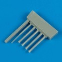 Kawanishi N1K1 Shiden gun barrels (designed to be used with model kits from Hasegawa)