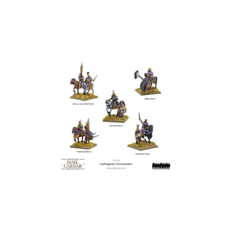 Hail Caesar Epic Battles: Carthaginian Commanders Hail Caesar Epic Battles: Carthaginian Commanders