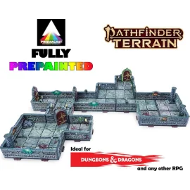 Dungeons & Lasers: Pathfinder Abomination Vault - Prismacast Pre-painted Terrains