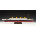 R.M.S Titanic 100th Anniversary Edition Includes 6 paints glue and brush 3 postcards Replica menu and Replica promotional brochu