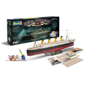 R.M.S Titanic 100th Anniversary Edition Includes 6 paints glue and brush 3 postcards Replica menu and Replica promotional brochu