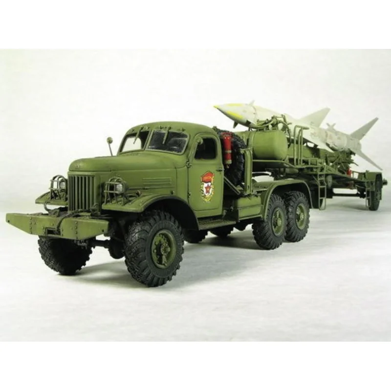 SA-2 Guideline missile on transport trailer