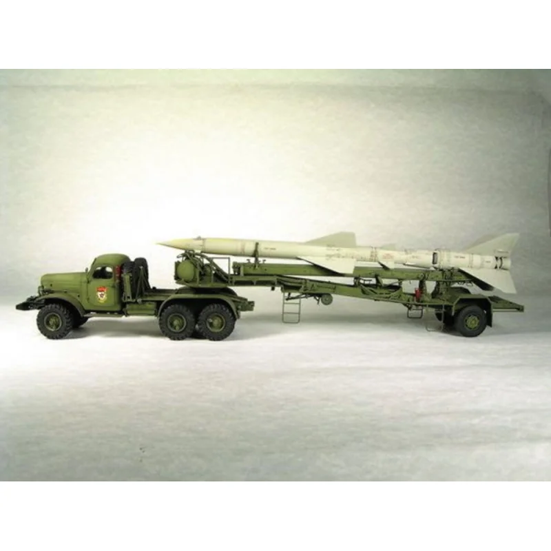 SA-2 Guideline missile on transport trailer