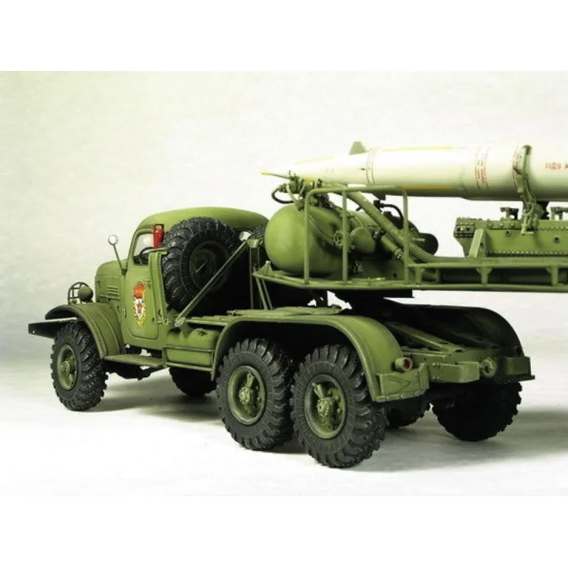 SA-2 Guideline missile on transport trailer