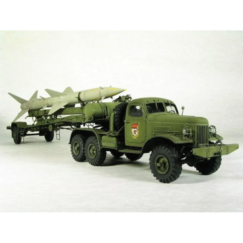 SA-2 Guideline missile on transport trailer