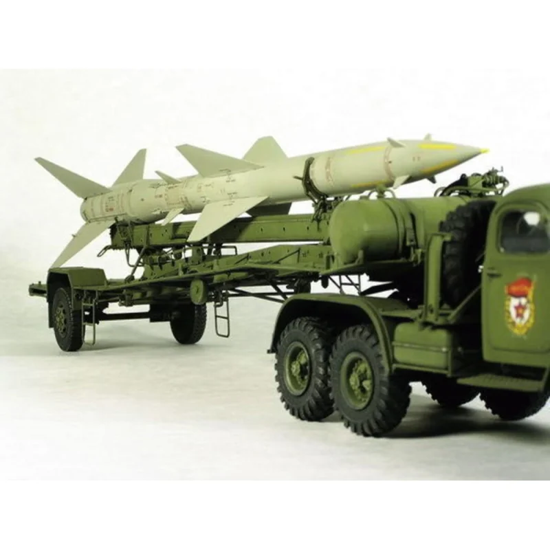 SA-2 Guideline missile on transport trailer