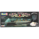 R.M.S Titanic 100th Anniversary Edition Includes 6 paints glue and brush 3 postcards Replica menu and Replica promotional brochu