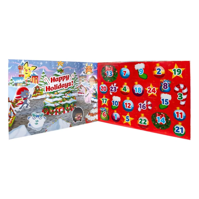 Pokémon Advent Calendar Battle Figures Deluxe Holiday 2024 *DE/FR/NL Version*