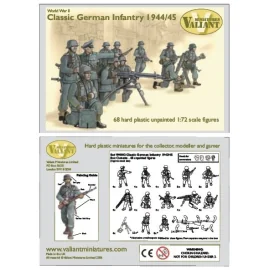 Figuras históricas German Infantry 1944-45. 68 hard plastic figures