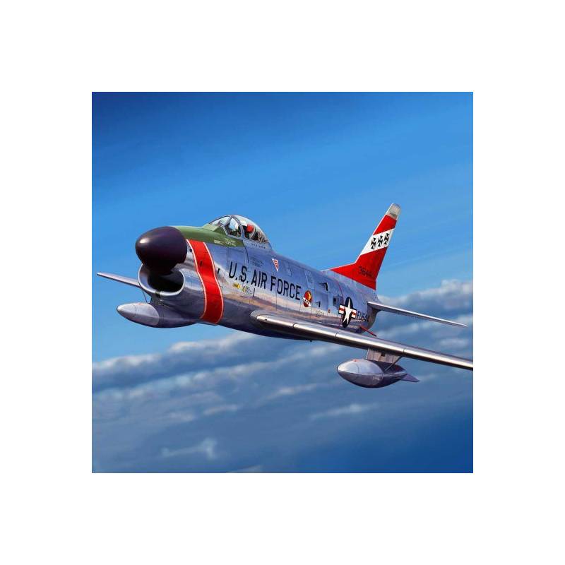 Plastic model plane NORTH AMERICAN F-86F SABER-DOG 1953 1:32