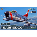 Plastic model plane NORTH AMERICAN F-86F SABER-DOG 1953 1:32 Plastic model plane NORTH AMERICAN F-86F SABER-DOG 1953 1:32