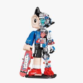 Astro Boy Pantasy The Skateboard Boy 32cm Astro Boy Construction Set