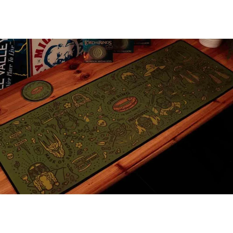 Alfombrilla de ratón Lord Of The Rings Desk Pad & Coaster Set