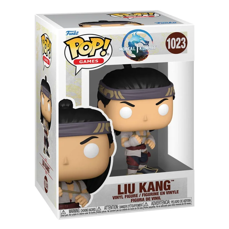 Figuras Mortal Kombat POP! Games Vinyl figure Liu Kang (God of Fire) 9 cm
