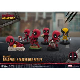 Figurita Deadpool 3 figures Deadpool & Wolverine Series Mini Egg Attack Set 8 cm