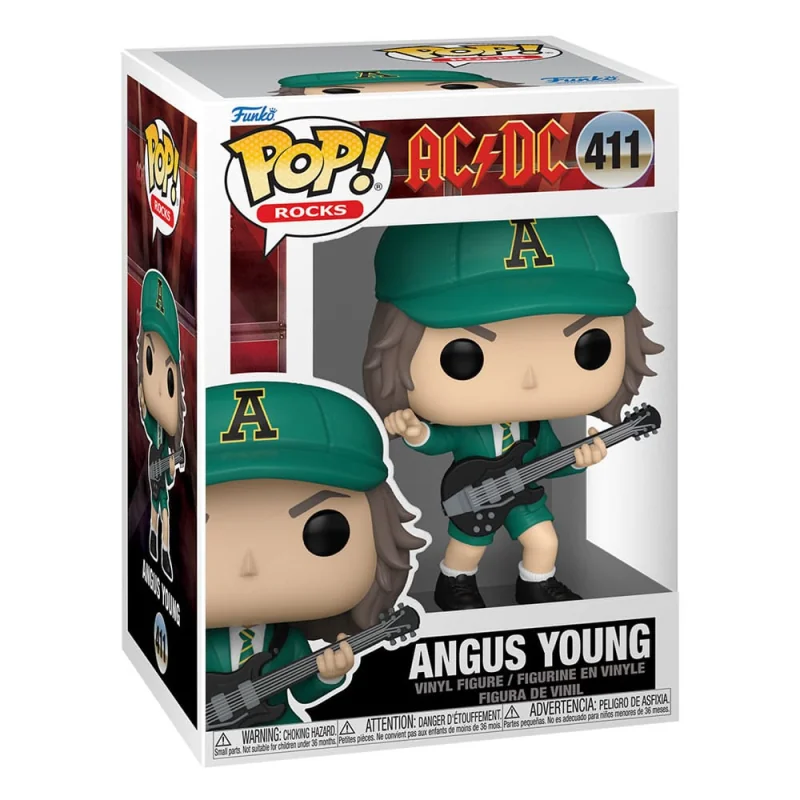 Figuras AC/DC POP! Rocks Vinyl Figure Angus Young (Green) 9 cm