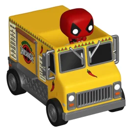 Figura Pop Marvel POP! Rides Vinyl Figure Deadpool w/Chimichanga Truck 1"