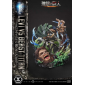 Attack on Titan - Ultimate Premium Masterline Series 1/4 Levi Versus Beast Titan Bonus Version 73 cm