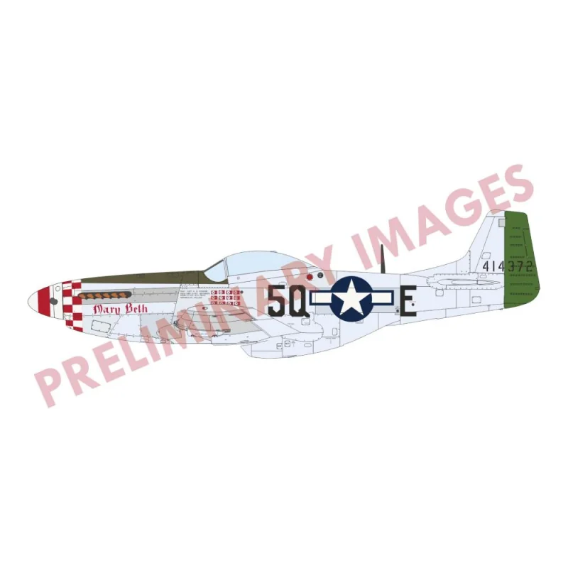 EDUARD: 1/72; ACES OF THE EIGHTH DUAL COMBO Limited edition kit of WWII US fighter aircraft P-51D