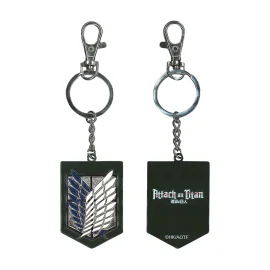 Llavero Attack On Titan - Metal Logo Keychain