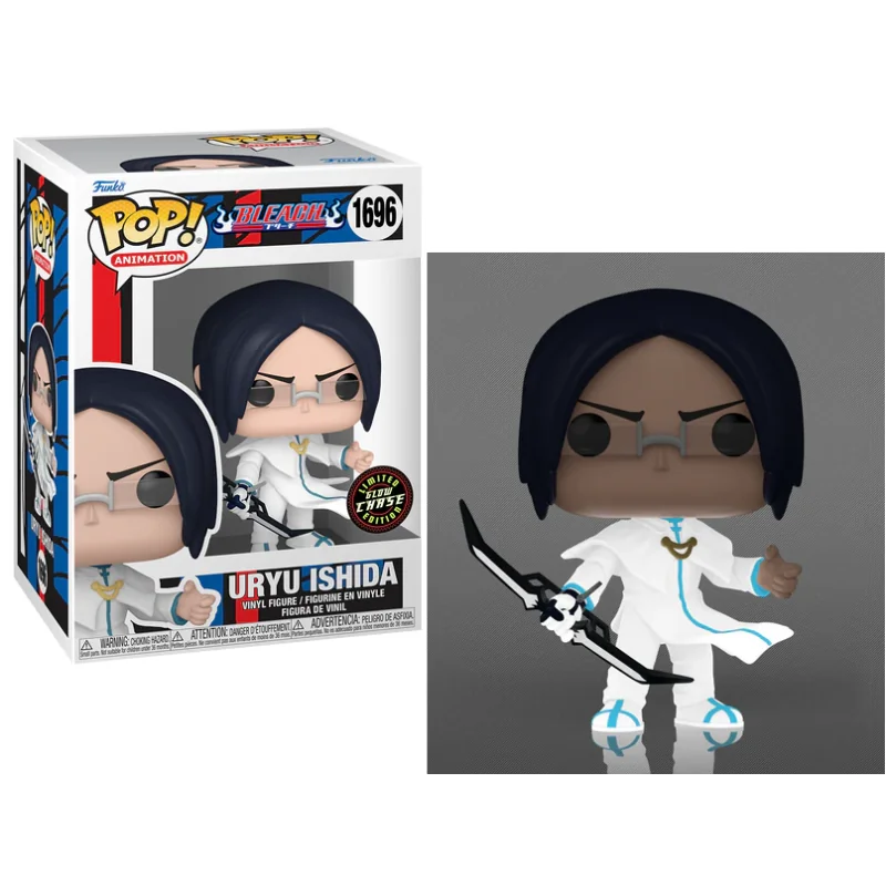 Figuras Pop BLEACH - POP Animation No. 1696 - Uryu Ishida with Chase (GW)