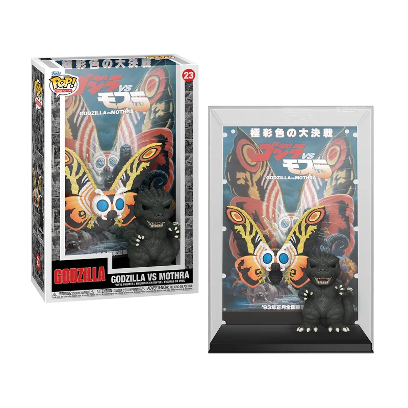 Figura Pop GODZILLA - POP Movie Poster No. 23 - Godzilla VS Mothra