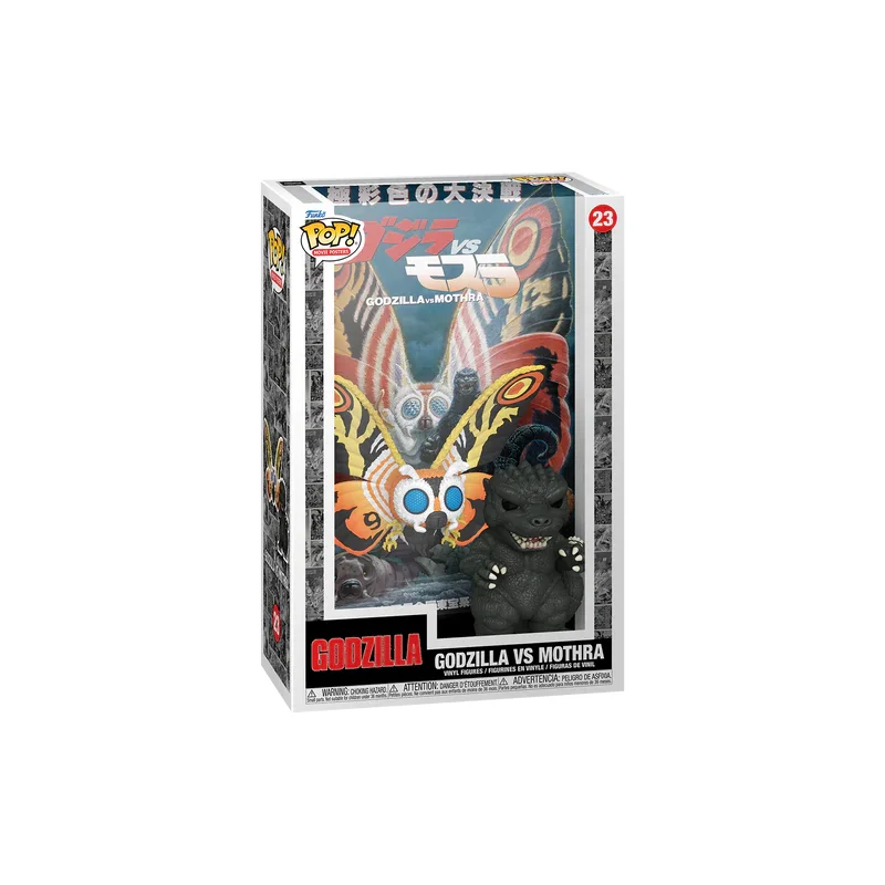 Figuras Pop GODZILLA - POP Movie Poster No. 23 - Godzilla VS Mothra