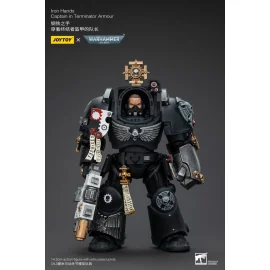 Figurita Warhammer 40k action figure 1/18 Iron Hands Captain in Terminator Armor