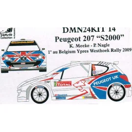 PEUGEOT 207 S2000 YPRES 2009 MEEKE