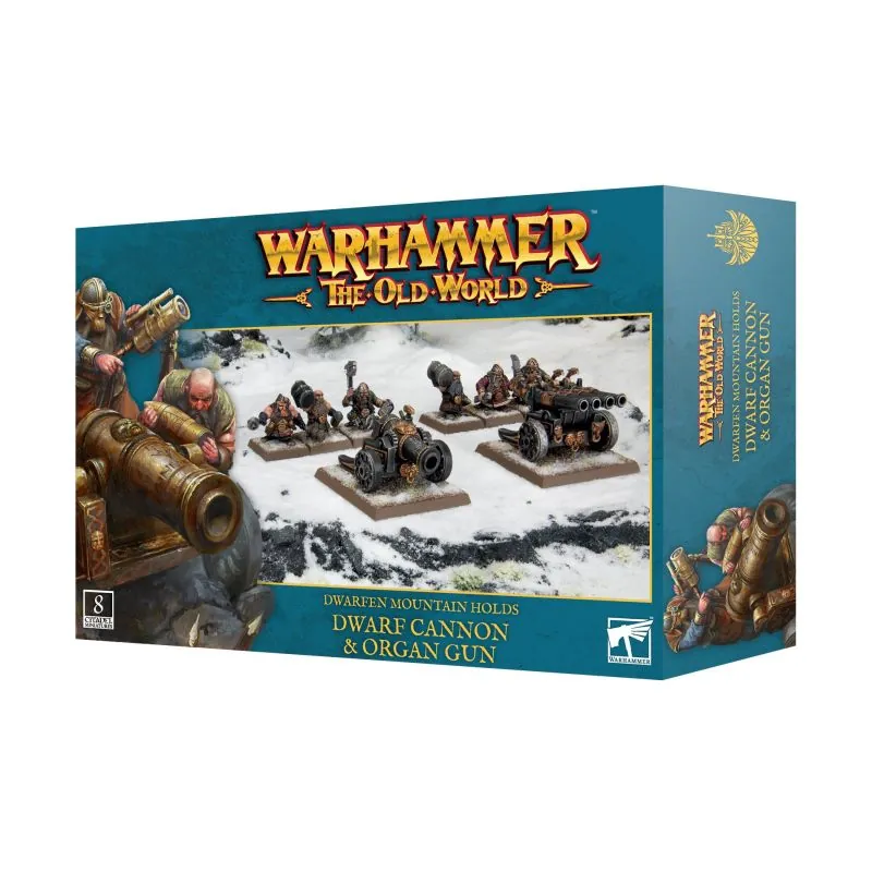 Juego de figura DWARFEN M/HOLDS:DWARF CANNON & ORGAN GUN 10-14 Juego de figura DWARFEN M/HOLDS:DWARF CANNON & ORGAN GUN 10-14