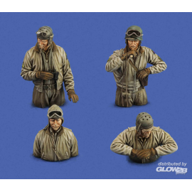 Figuras US tank crew WWII