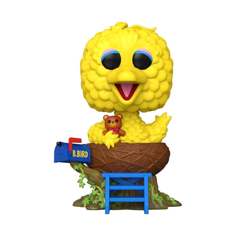 Figura Pop Sesame Street POP! Deluxe Vinyl figure Big Bird in Nest