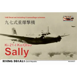 Calcomanía Mitsubishi Ki-21-I Ko/Otsu “Sally” x 5 schemes