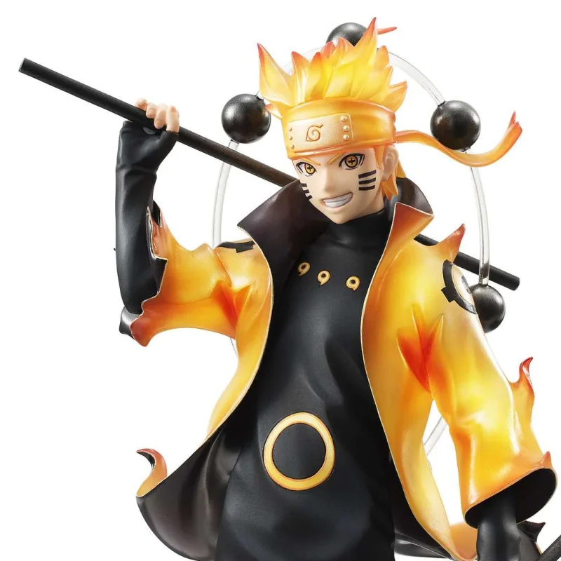 Figurita Naruto Shippuden Naruto Uzumaki Six Paths Sage 15th Ann Gem Statue Rerun