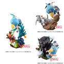 Figurita Petitrama Ex Shangri-la Frontier Vs Monster Diorama Collection Set