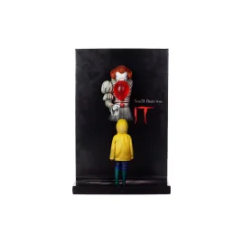 Figurita "He" is Back PVC Figure Poster Pennywise & Georgie 20cm