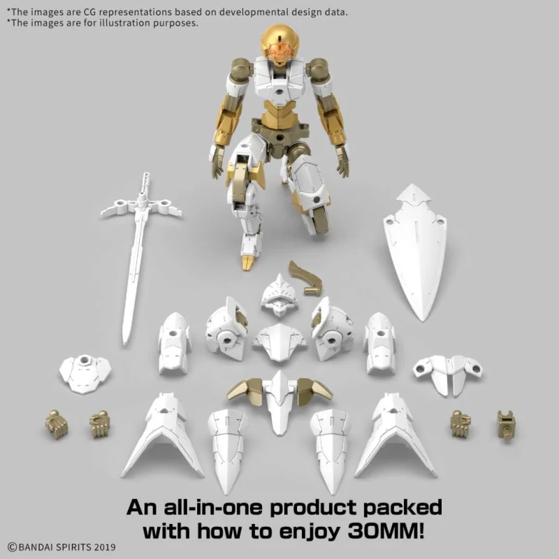 CO-101689 30mm Exm-a9rk Spinatio Royal Knight Type 1/144