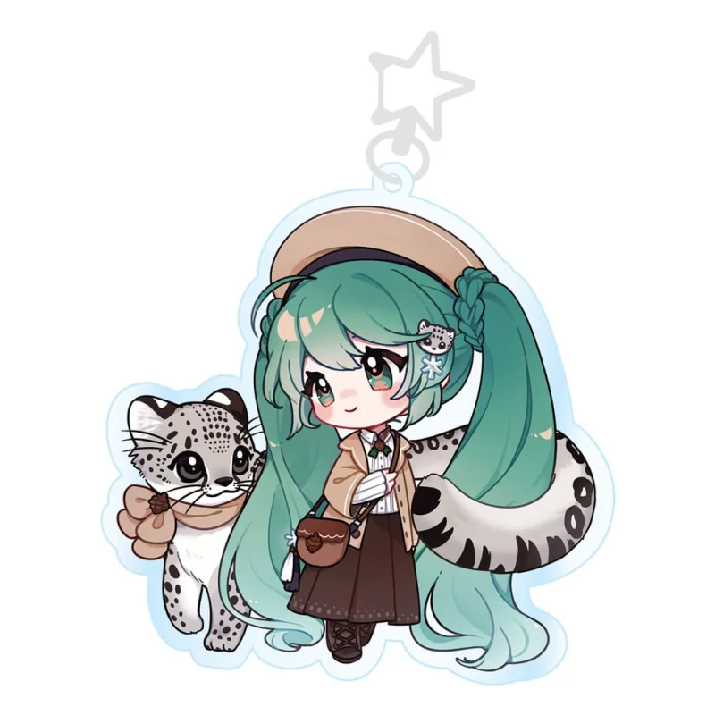 Llavero Hatsune Miku Acrylic Keychain Kawaii Winter Time