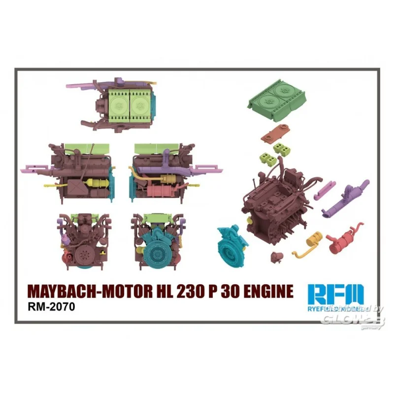 Maqueta Maybach-Motor HL 230 P 30 Engine Maqueta Maybach-Motor HL 230 P 30 Engine