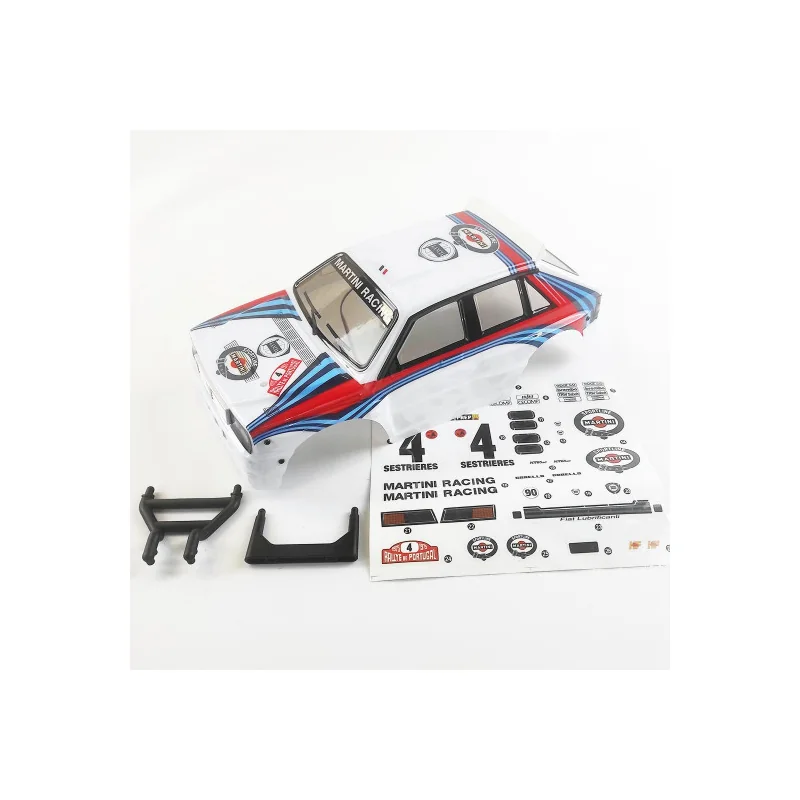 Accesorios eléctrica Electric car part Lancia Delta body for Stinger track 1:14