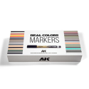 Marcadores y rotuladores AK INTERACTIVE: SPECIAL BOX REAL COLORS MARKERS - 34 units Marcadores y rotuladores AK INTERACTIVE: SPECIAL BOX REAL COLORS MARKERS - 34 units