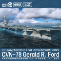 Maqueta MAGIC FACTORY: 1/700; U.S. Navy Gerald R. Ford-class Aircraft Carrier- USS Gerald R. Ford CVN-78 Maqueta MAGIC FACTORY: 1/700; U.S. Navy Gerald R. Ford-class Aircraft Carrier- USS Gerald R. Ford CVN-78
