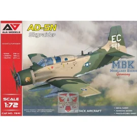 Maqueta AD-5N (A-1G) "SkyRaider"( Night attack ver.)