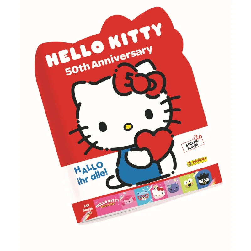 Hello Kitty Sticker Collection album for 50th Anniversary stickers *GERMAN* Hello Kitty Sticker Collection album for 50th Anniversary stickers *GERMAN*