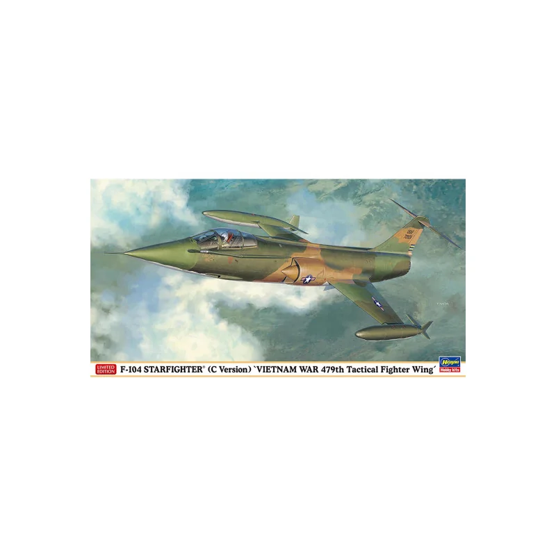 Maqueta Plastic model aircraft F-104 STARFIGHTER (C Version) “VIETNAM WAR 479th Tactical Fighter Wing” 1:48