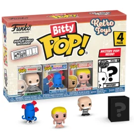 Figura Pop RETRO TOYS - Bitty Pop 4 Pack 2.5cm - Mr Monopoly