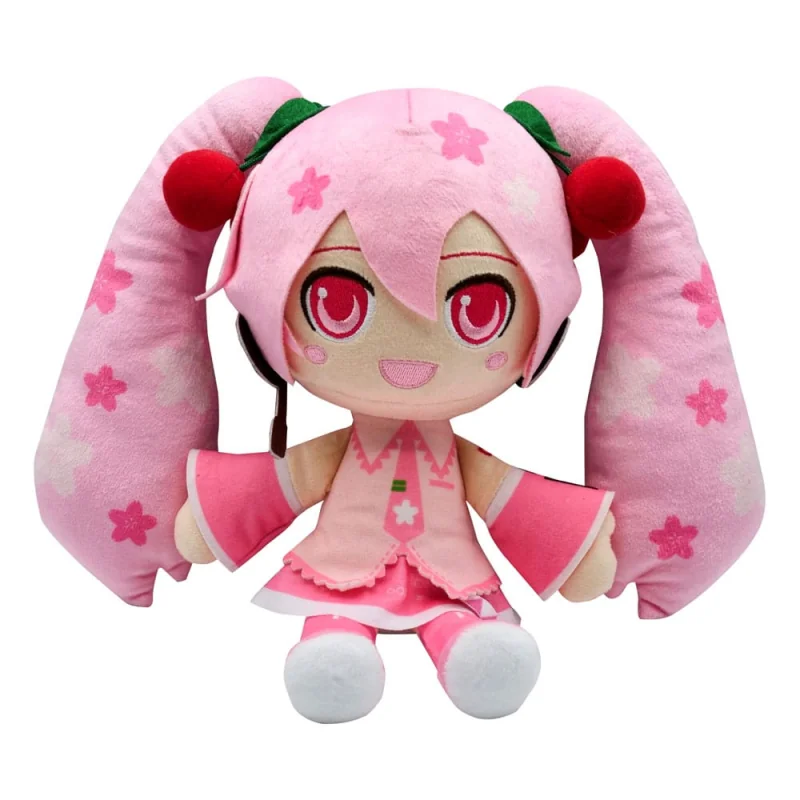  Vocaloid cuteforme Sakura Miku plush toy 28 cm