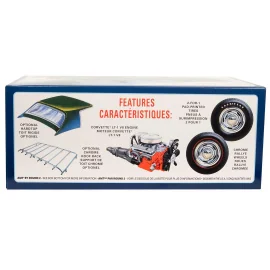 Maqueta Chevy Corvette roadster 1:25 plastic model car